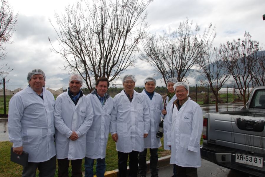 Representantes del servicio fitosanitario de China visitan Chile
