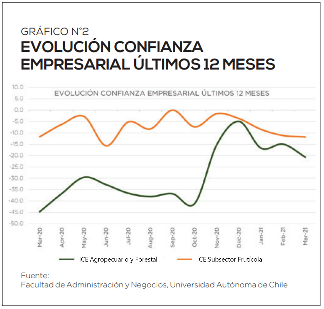 Análisis: cuál es hoy en día la confianza empresarial del sector agrícola en La Araucanía