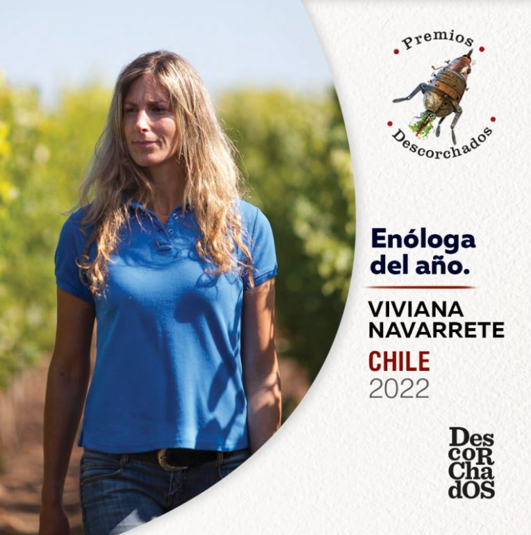 Viviana Navarrete es nombrada Enóloga de Año 2022 por la guía Descorchados