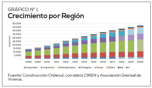 Perspectivas de la industria chilena del nogal para el corto, mediano y largo plazo