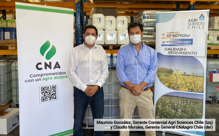 CNA Chile y Agri Sciences Chile firman alianza para innovar con nanotecnología el mercado de nutrición vegetal