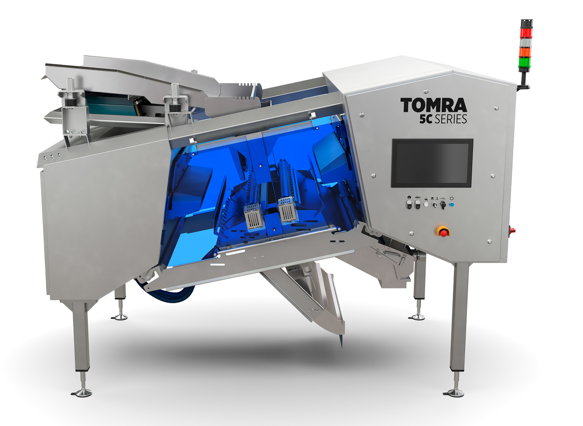 Tomra Food lanza máquina de clasificación premium con tecnología BSI para fruta y verdura IQF